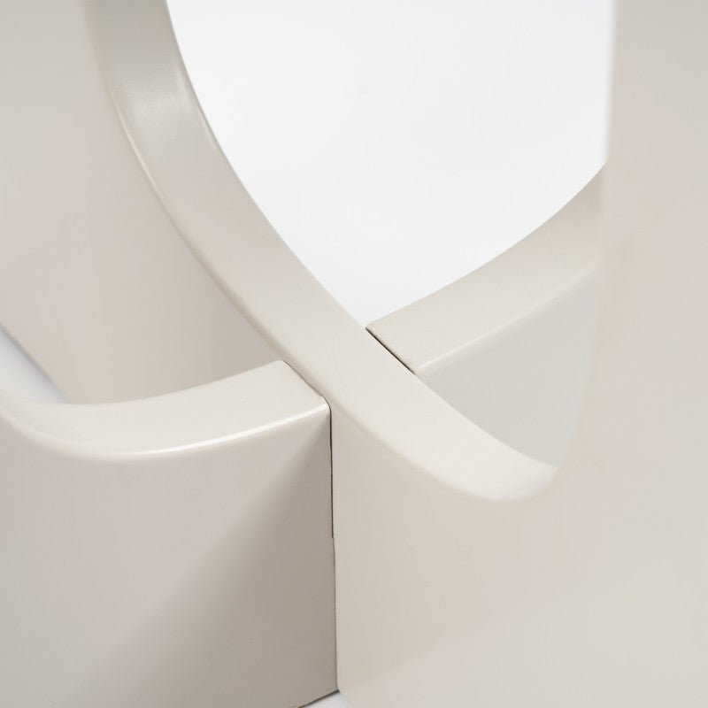 Greige Round Side Table